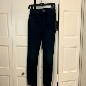 NEW Hudson Centerfold Jean. Sz 27. Ankle zip. 28” inseam